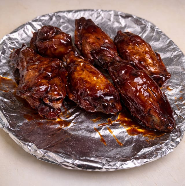 Honey BBQ Chicken Wings.